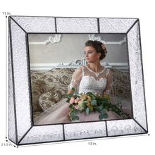 Load image into Gallery viewer, J Devlin Glass Art- Vintage Glass Picture Frame 2x3 Pic 126: Double 4x6 Vertical