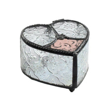 Load image into Gallery viewer, J Devlin Glass Art - Heart Box - Jewelry Keepsake Display By J Devlin Box 520