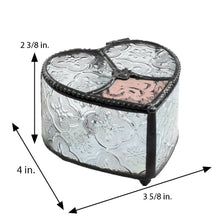 Load image into Gallery viewer, J Devlin Glass Art - Heart Box - Jewelry Keepsake Display By J Devlin Box 520
