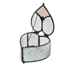 Load image into Gallery viewer, J Devlin Glass Art - Heart Box - Jewelry Keepsake Display By J Devlin Box 520
