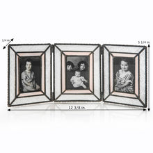 Load image into Gallery viewer, J Devlin Glass Art - Hinged Folding 2x3 Picture Frame Triple 2x3 Vertical 172-3