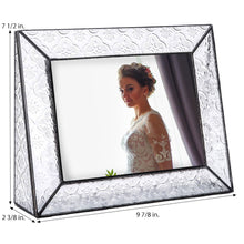 Load image into Gallery viewer, J Devlin Glass Art- Vintage Glass Picture Frame 2x3 Pic 126: Double 4x6 Vertical