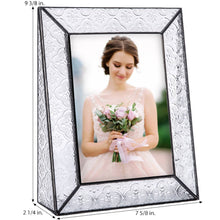 Load image into Gallery viewer, J Devlin Glass Art - Vintage Glass Picture Frame Pic 126: 5x7 Vertical