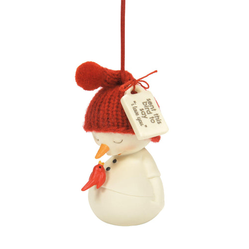 Snowpinions Sent This Cardinal to Say I Love You Ornament