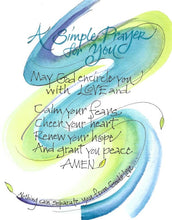Load image into Gallery viewer, Credo Designs LTD - Simple Prayer Greeting Card (Versed)