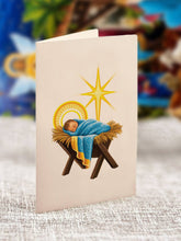Load image into Gallery viewer, FreshCut Paper LLC - Starlit Nativity (6 Pop-up Greeting Cards)