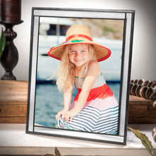 Load image into Gallery viewer, J Devlin Glass Art - Fluted Glass Picture Frame 5x7 322-5x7HV