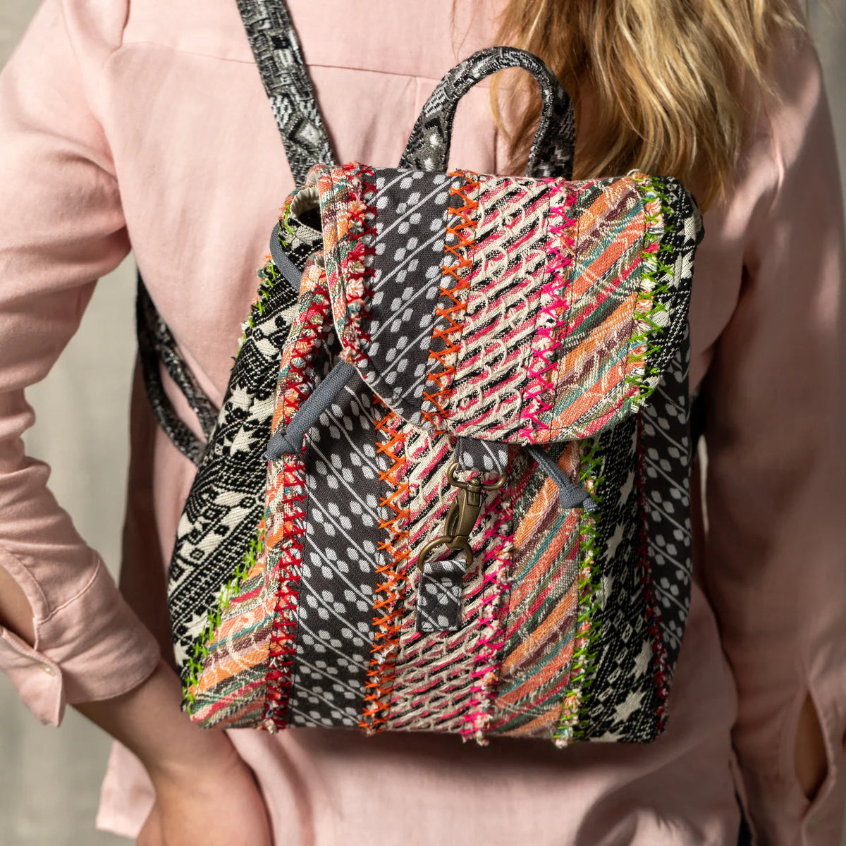 Your Journey Backpack Multicolor Your Journey Multicolor Backpack – Rosemary & Thyme main image 2