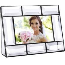 Load image into Gallery viewer, J Devlin Glass Art - Beveled Glass Picture Frame Pic 112 Series: 4x6 Horizontal