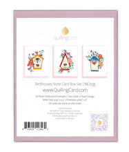 Load image into Gallery viewer, Quilling Card - Quilled Birdhouses Note Card Box Set