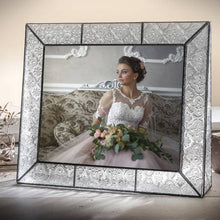 Load image into Gallery viewer, J Devlin Glass Art - Vintage Glass Picture Frames Pic 126: 4x6 Vertical