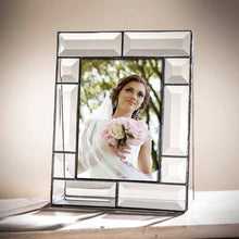Load image into Gallery viewer, J Devlin Glass Art - Beveled Glass Picture Frame Pic 112 Series: 5x7 Vertical