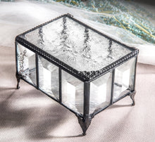 Load image into Gallery viewer, J Devlin Glass Art - Clear Crystal Glass Jewelry Box J Devlin Box 762