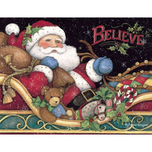 Load image into Gallery viewer, Believe Santa Boxed Boxed Christmas Cards