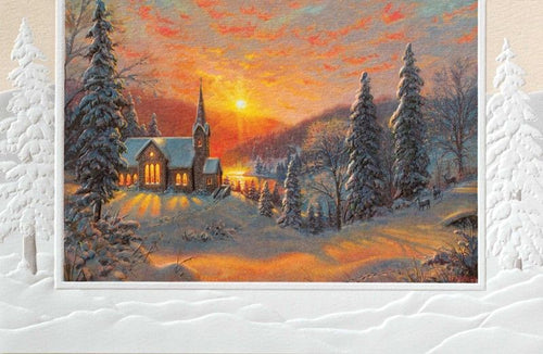 Christmas Sunrise Boxed Cards