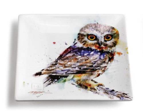 DC Saw Whet Owl Snack Plate