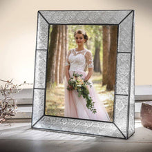 Load image into Gallery viewer, J Devlin Glass Art - Vintage Glass Picture Frame Pic 126 8x10 Vertical
