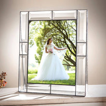 Load image into Gallery viewer, J Devlin Glass Art - Beveled Glass Picture Frame Pic 112 Series: 8x10 Vertical