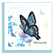 Load image into Gallery viewer, Quilling Card - Sympathy Butterfly