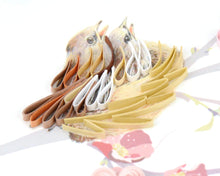 Load image into Gallery viewer, Quilling Card - Mother Bird & Babies