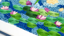 Load image into Gallery viewer, Quilling Card - Artist Series - Quilled Water Lilies 1916-19, Monet Card