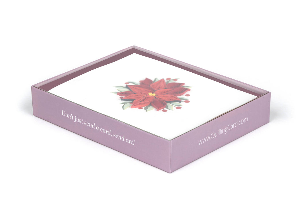 Quilling Card - Quilled Winter Botanicals Note Card Box Set