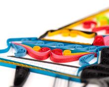 Load image into Gallery viewer, Quilling Card - Quilled Grand Piano Greeting Card