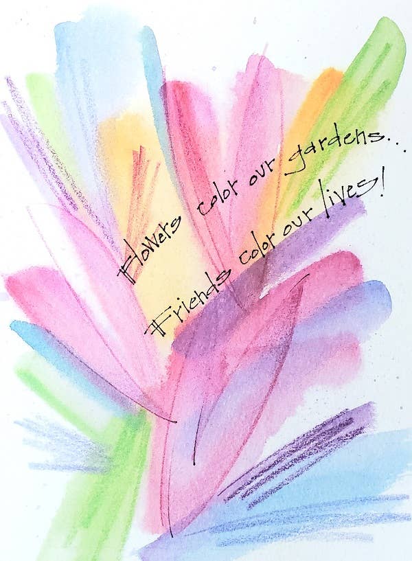 Credo Designs LTD - Friends Birthday Greeting Card (Blank)