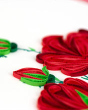 Load image into Gallery viewer, Quilling Card - Red Roses