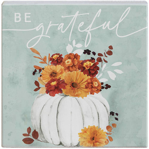 Sincere Surroundings - Grateful Blooming Pumpkin - Small Talk Square