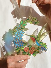 Load image into Gallery viewer, FreshCut Hummingbird Suncatcher