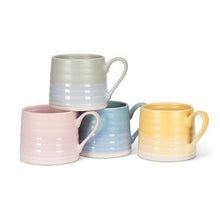 Load image into Gallery viewer, Abbott - Ridged Mug-Light Blue-3"H(14oz)