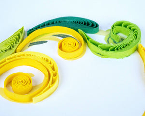 Quilling Card - Quilled 50th Wedding Anniversary Card