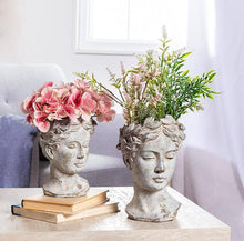 Load image into Gallery viewer, Abbott - Women Head Planter: Large (10"H)