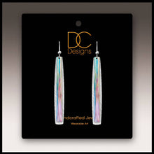 Load image into Gallery viewer, Illustrated Light &amp; DC Designs - Carnation Abstract Icicle Multilayer Handmade Earrings