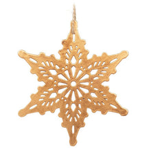 Load image into Gallery viewer, Abbott - Flat Cutout Snowflake Ornament-3 Assorted 4&quot;D