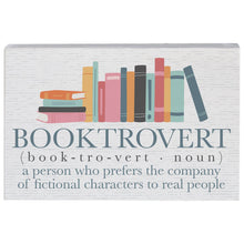 Load image into Gallery viewer, Sincere Surroundings - Booktrovert Definition - Small Talk Rectangle