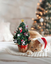 Load image into Gallery viewer, FreshCut Paper LLC - Mini Meowy Christmas Tree (10 Pop-up Greeting Cards)