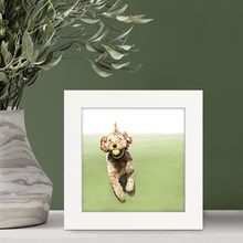 Load image into Gallery viewer, Cathy Walters Art - 100 Days of Dogs - 66 Happy Square