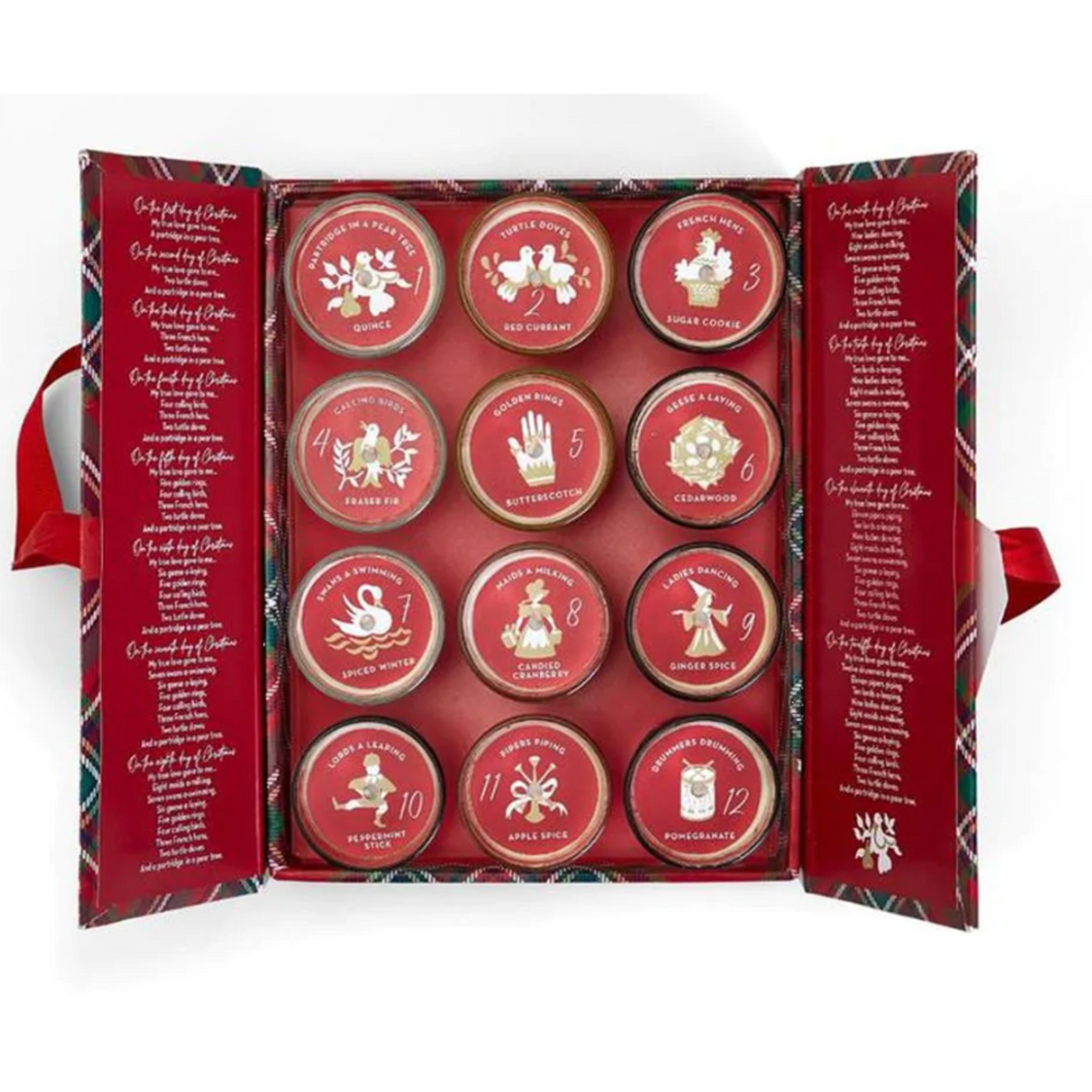 12 Days of Christmas Candle Set