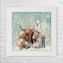 Load image into Gallery viewer, Cathy Walters Art - Winter Farm Happy Square™