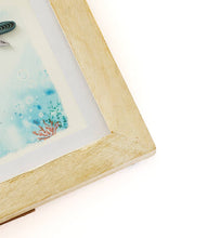 Load image into Gallery viewer, Matr Boomie Fair Trade - Bimala White Rub Quilling Card Frame 6x6