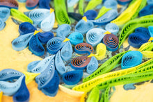 Load image into Gallery viewer, Quilling Card - Artist Series - Quilled Irises, Van Gogh Greeting Card