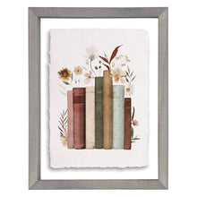 Load image into Gallery viewer, Sincere Surroundings - Fall Floral Books - Floating Art Rectangle