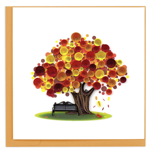 Quilling Card - Autumn Tree