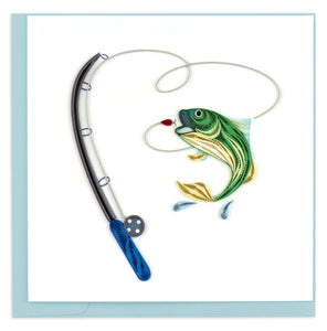 Quilling Card - Gone Fishing