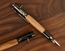 Load image into Gallery viewer, Ballpoint Pen | Handmade Bolt Action in Whiskey Barrel