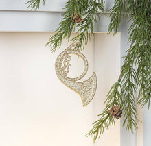 Load image into Gallery viewer, Abbott - Glitter French Horn Ornament