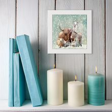 Load image into Gallery viewer, Cathy Walters Art - Winter Farm Happy Square™