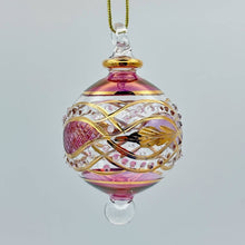 Load image into Gallery viewer, Dandarah (Ships from USA) - Blown Glass Small Ornament - Garland: Red